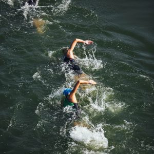 Triathlon competition – Swimming